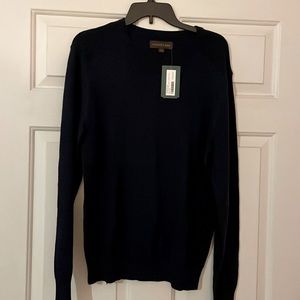 NWT Fairlane & sons navy sweater M